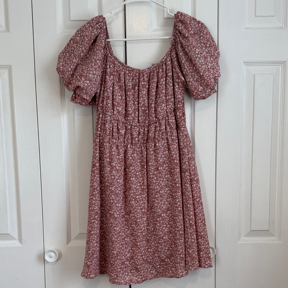 Altar’d State Ash Rose Floral Mini Dress | Size M | Romantic & Flowy